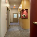 Interior of St. Petersburg Oral Surgery & Dental Implants hallway