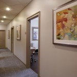 Interior of one of St. Petersburg Oral Surgery & Dental Implants hallways