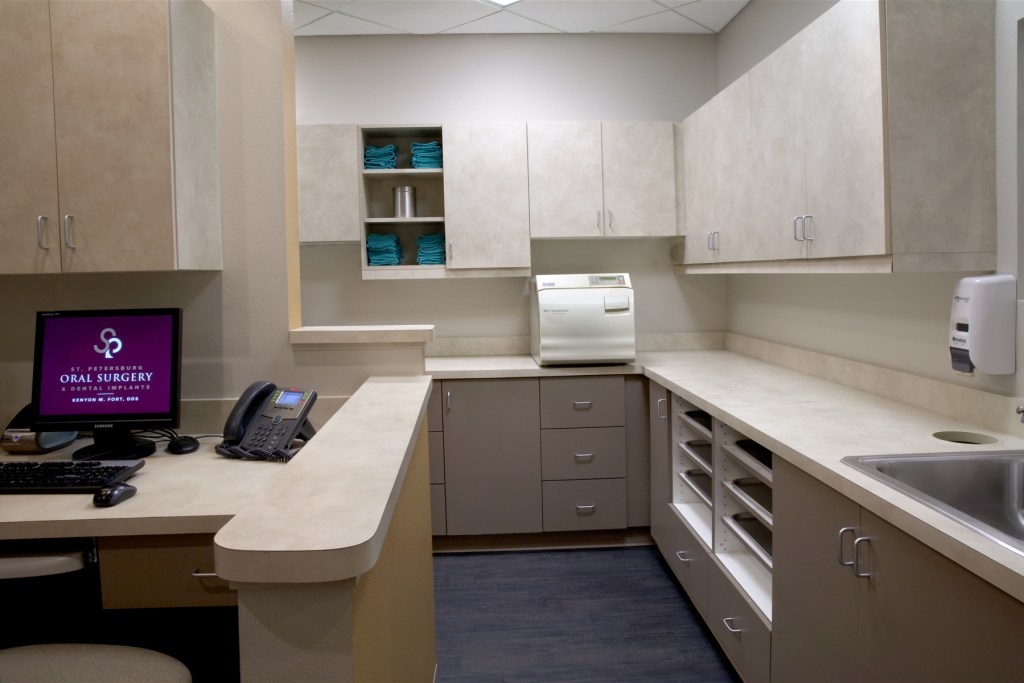 Interior of St. Petersburg Oral Surgery & Dental Implants administrative area