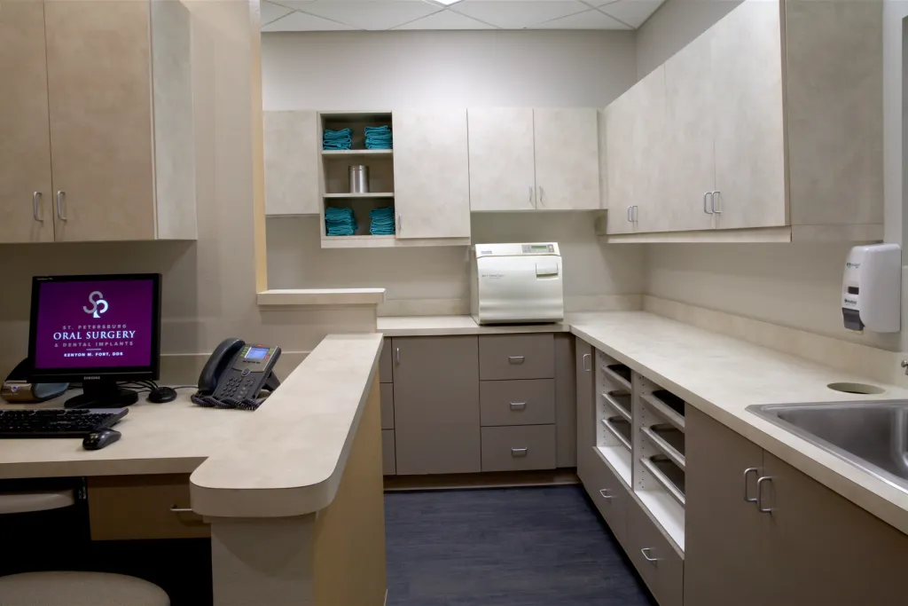 Interior of St. Petersburg Oral Surgery & Dental Implants administrative area