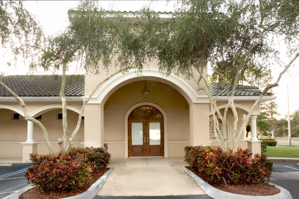 Exterior of St. Petersburg Oral Surgery & Dental Implants front door